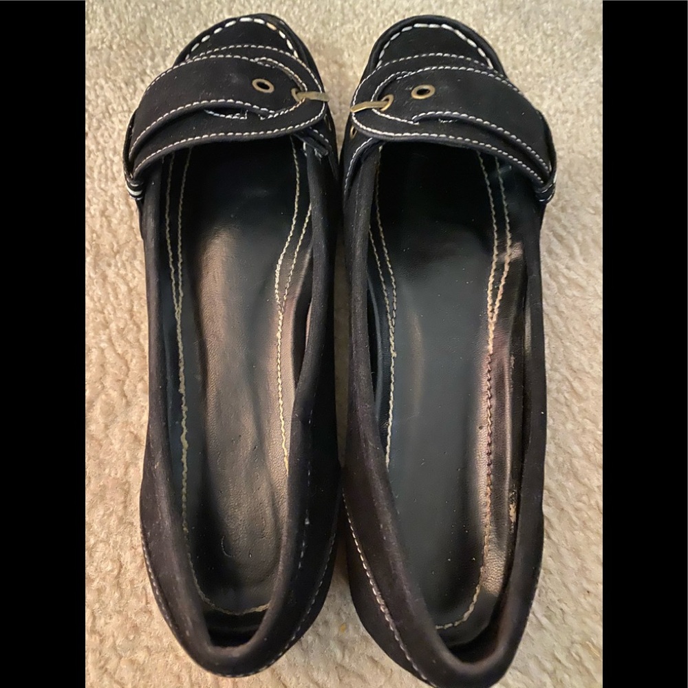 Black Velvet Flats